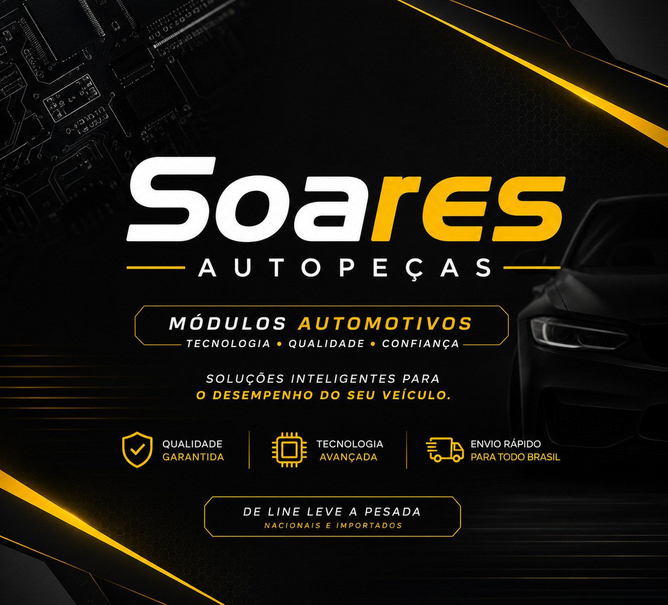 Soares AutoPeças — módulos automotivos, tecnologia, qualidade e confiança